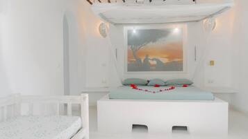 3 soverom, safe på rommet, reiseseng for barn og wi-fi (inkludert)