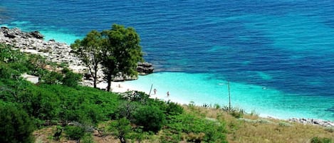 Una spiaggia nelle vicinanze