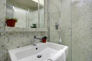 Shower, hair dryer, towels - Studio in Piazza Signoria - Internet WiFi, Air Conditioning New 2011 (Firenze)