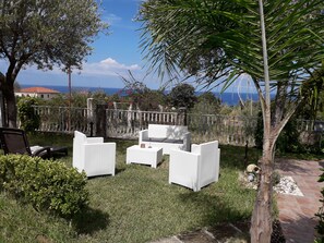 Property grounds - Studio in villa with sea view (Tropea)