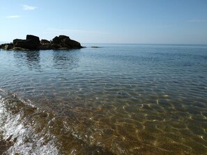 Beach nearby, sun-loungers