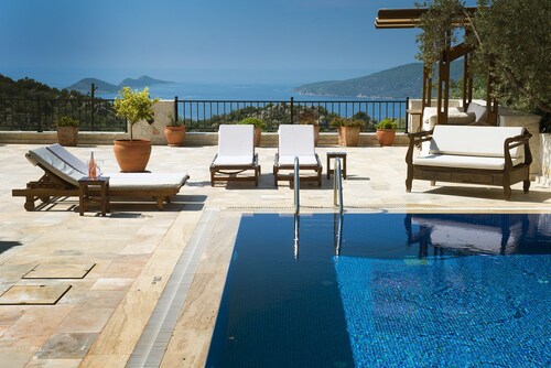 Luxury Kalkan Villa With 2 Pools and Guest House Perfect for Friends or Families