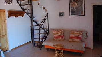 Smart TV, lettore DVD, libri, biblioteca musicale
