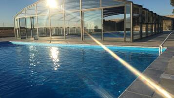 Una piscina climatizada