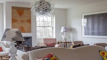 TV connectée, cheminée, jeux vidéo, lecteur de DVD