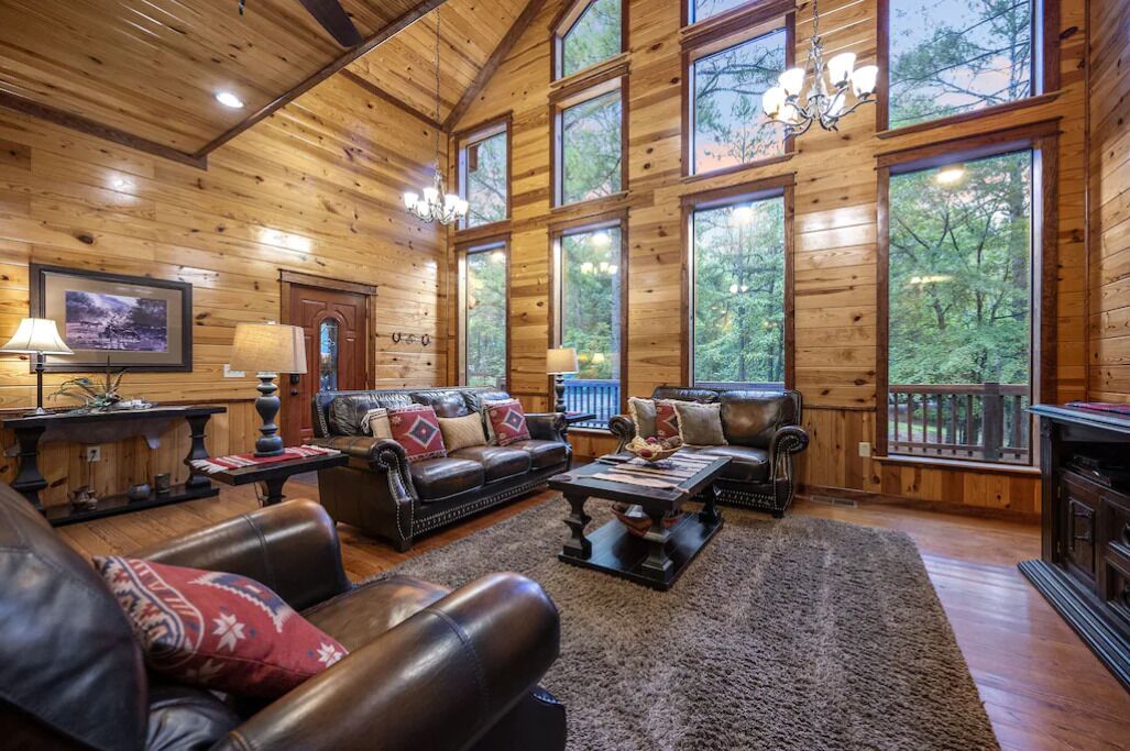 TV, fireplace, video games