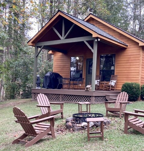 Private Cabin on Water-Fish & Boat from YOUR DOCK-BEST Sunsets, no stairs! PetsY