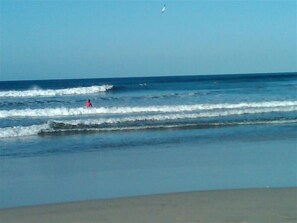 On the beach, sun loungers, beach towels - Beachfront Condo  (Cocoa Beach)