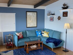 Tv, pejs, dvd-afspiller, bøger