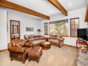 Televisión, chimenea