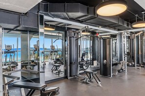 Fitness facility - Splash Penthouse Amazing Panoramic Views! Free Beach Chair Set-Up! (Panama City Beach)