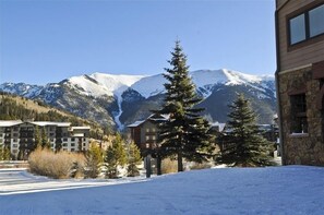 Situated in a mountainous region, this hotel offers breathtaking views of snow-capped peaks.