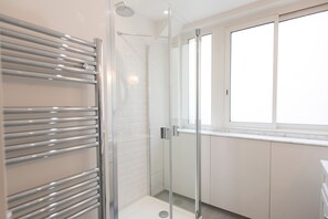 Shower, hair dryer