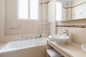 Shower, hair dryer