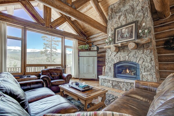 TV, fireplace, stereo