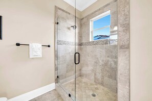 Shower - Aegean | 9 Bedroom Luxury Vacation Rental in Frangista Beach | Private Pool, Summer Kitchen, Sleeps 36 (Miramar Beach)