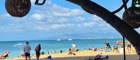 Beach nearby, beach towels