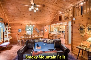 Een open haard, een dvd-speler en een tafeltennistafel