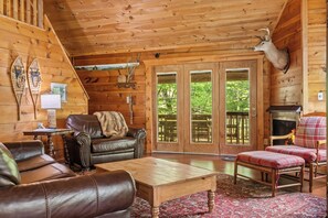 Fireplace, table tennis