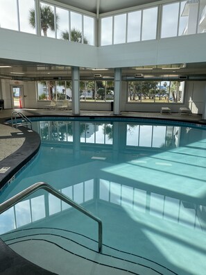Indoor pool, outdoor pool