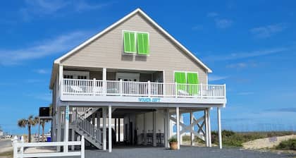FRENTE AL MAR Casa frente al mar Wi-Fi Ropa de cama 5 dormitorios 3 baños Cocina grande NUEVO Ocean Deck