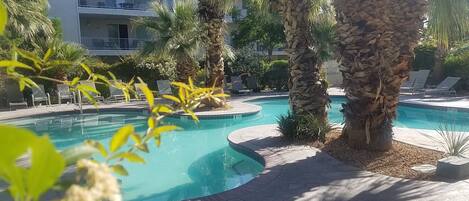 Indoor pool, outdoor pool