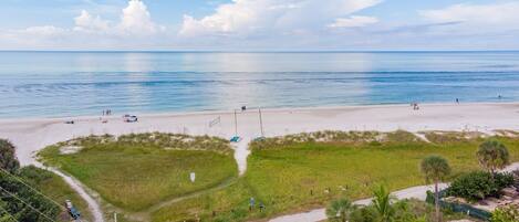 Tæt på stranden, liggestole