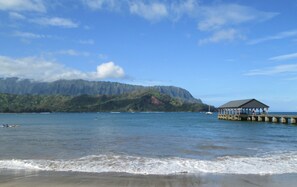 Sun-loungers, beach towels