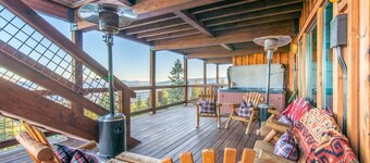 9BRM/11BTH Tahoe Villa, panoramic view, hot tub, sauna,  steam-room, bar, pool table