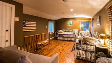 5 slaapkamers, een strijkplank/strijkijzer, wifi, beddengoed