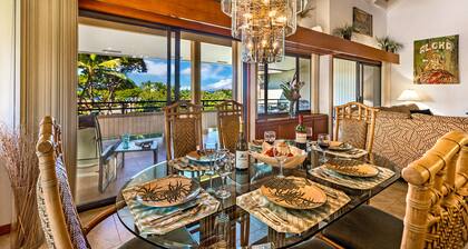Unglaublich große Palmen in der Wailea Polynesian Style Villa