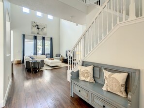 Smart TV, DVD player, foosball, table tennis