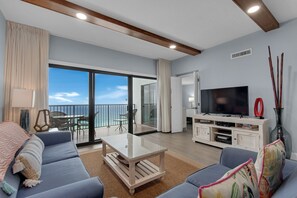 Smart TV, DVD player, books, video library