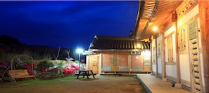 Front of property - evening/night