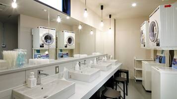 Free toiletries, hair dryer, bathrobes, slippers