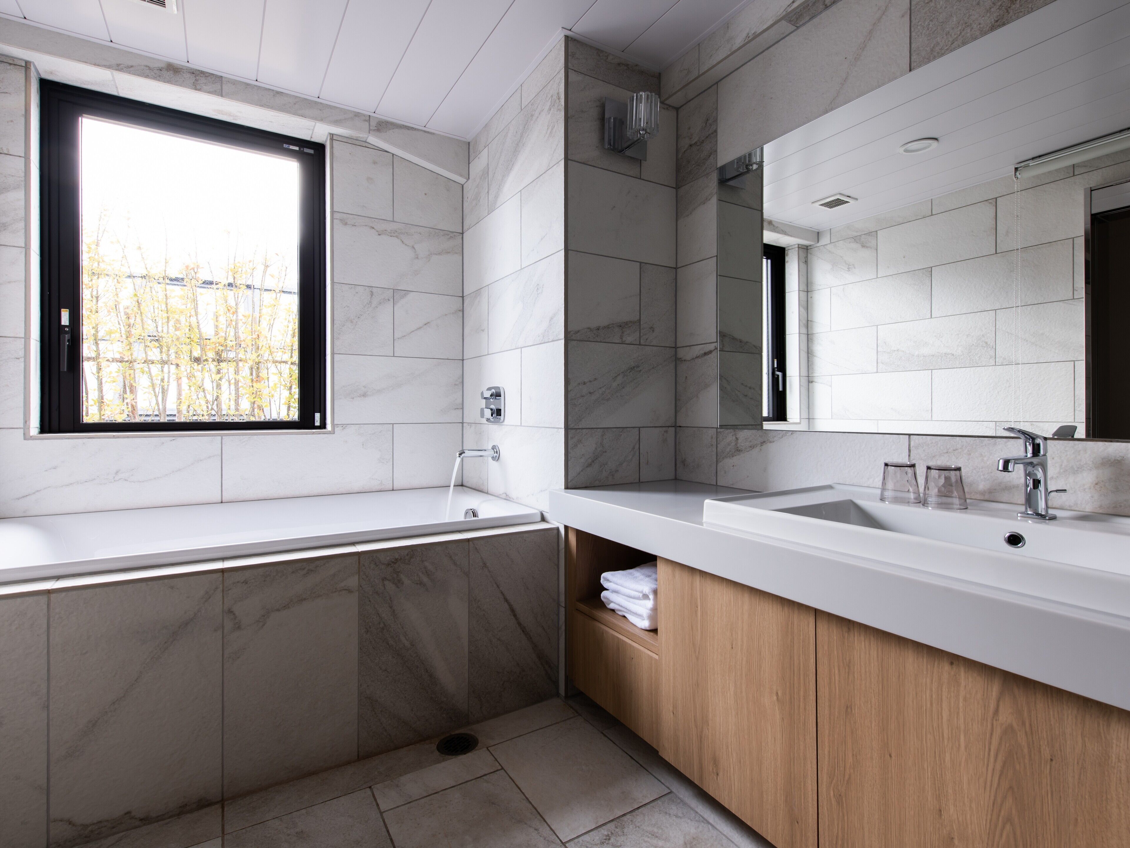 free toiletries, hair dryer, bathrobes, slippers