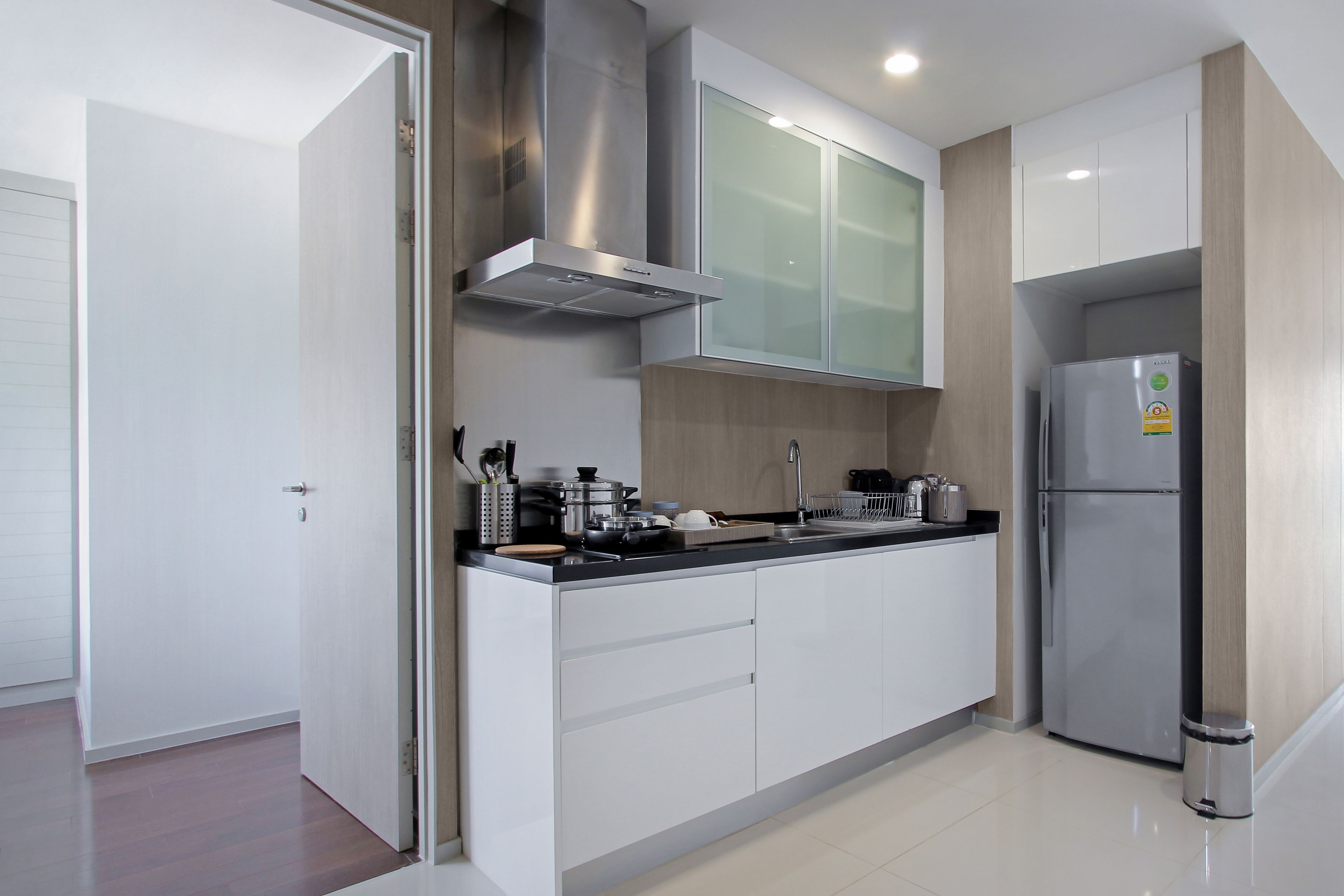 two bedrooms | private kitchenette | electric kettle