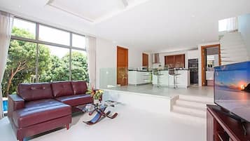 2-Bedroom VIlla | Living area | Flat-screen TV