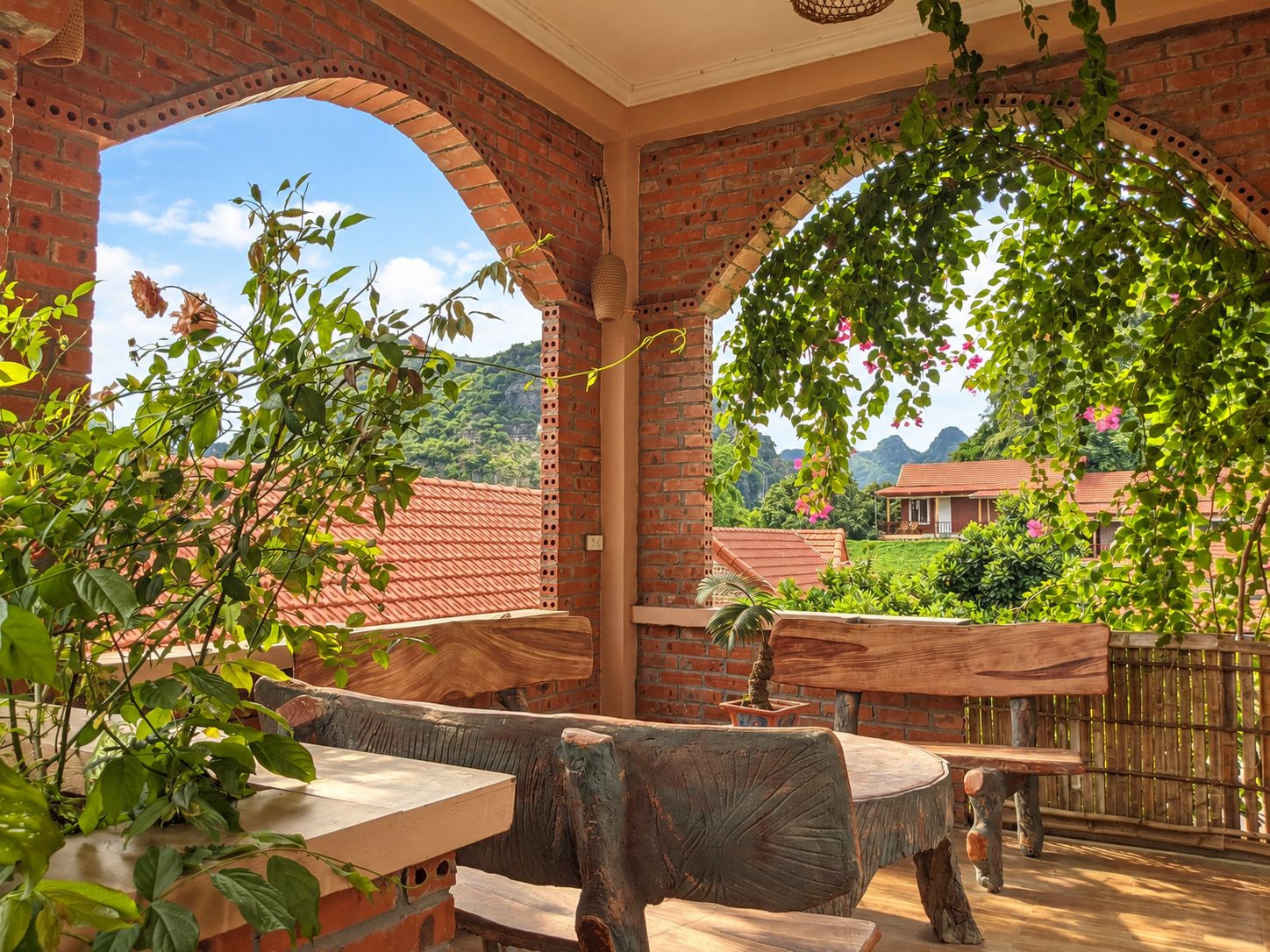 Familien-Vierbettzimmer | Terrasse/Patio