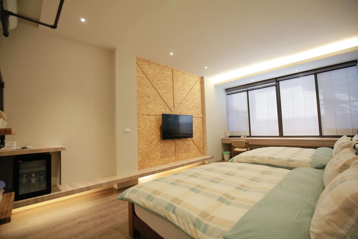 Kamar Quadruple Keluarga, 1 kamar tidur | 1 kamar tidur, seprai premium, dan selimut bulu angsa