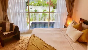 Luxury Villa | 2 bilik tidur, peralatan tempat tidur premium, gebar bulu kapas