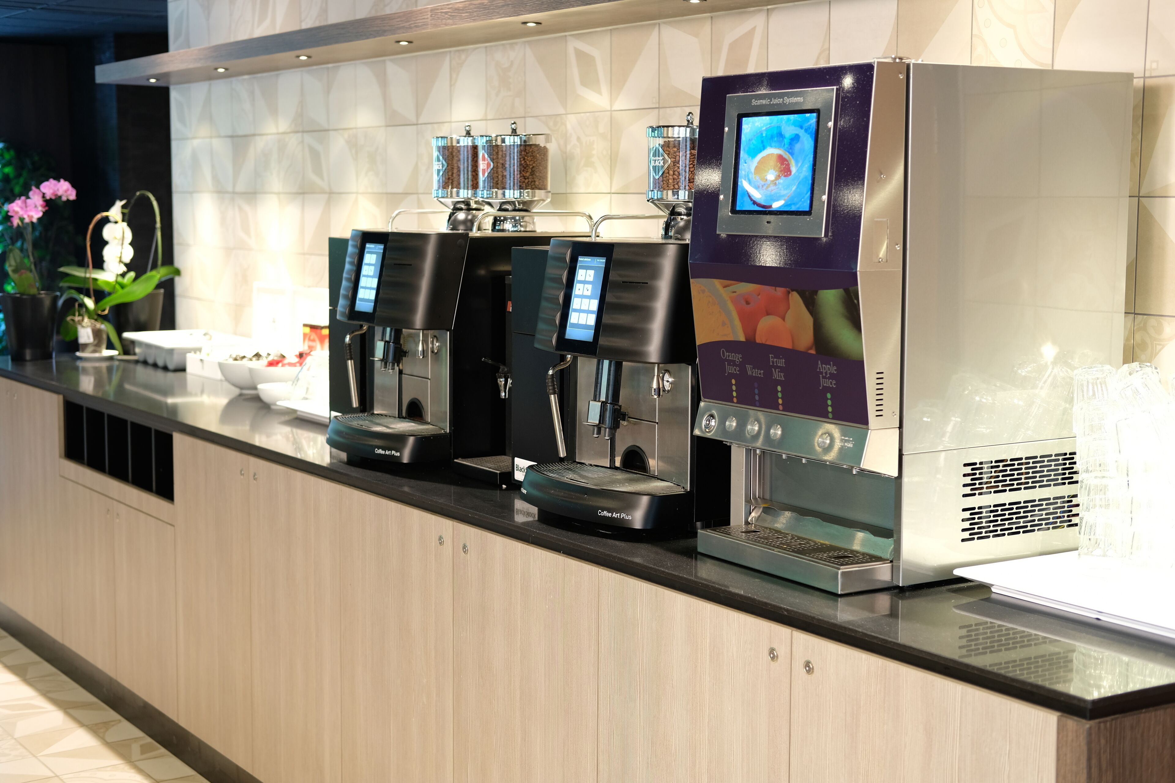 daily buffet breakfast (eur 18 per person)