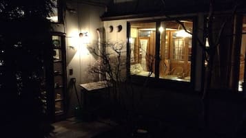 Front of property - evening/night