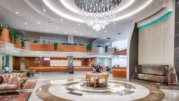 Sala de estar en el lobby