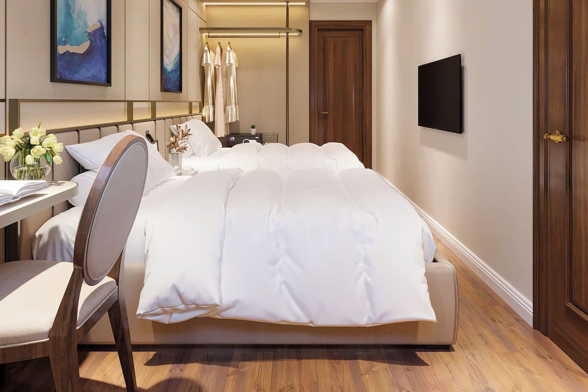 디럭스 더블룸 또는 트윈룸 (Deluxe Internal Window Room) | 1 개의 침실, 셀렉트 컴포트 침대, 미니바, 객실 내 금고