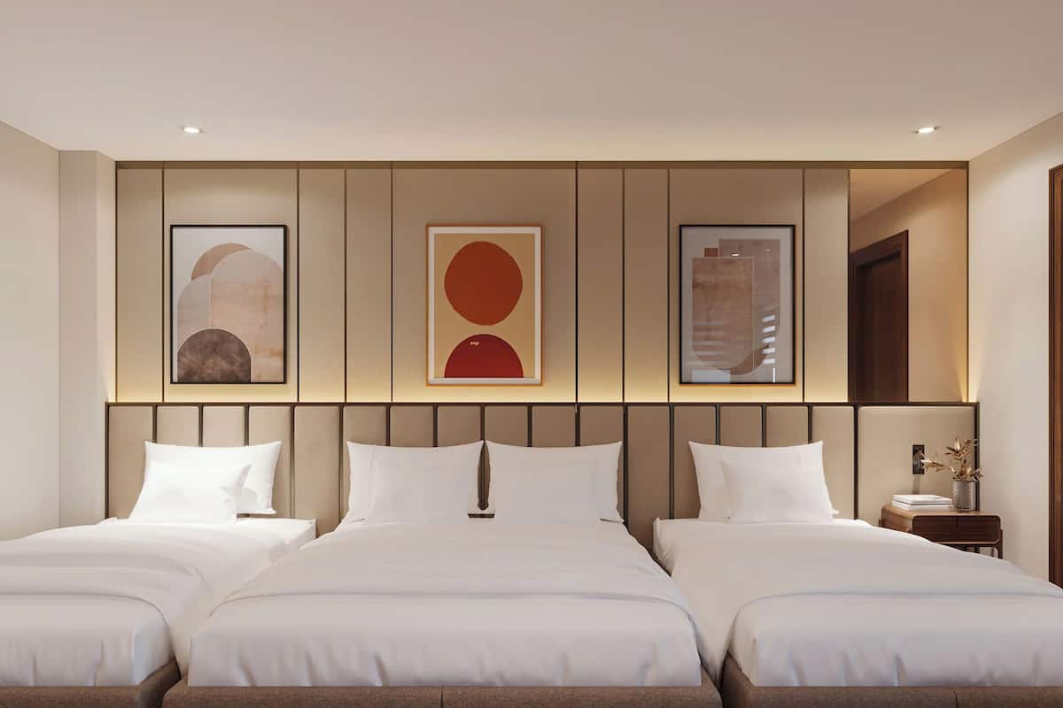 패밀리 쿼드룸 | 1 개의 침실, 셀렉트 컴포트 침대, 미니바, 객실 내 금고