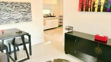 Villa, 2 Bedrooms | Living room | 42-inch flat-screen TV with satellite channels, TV