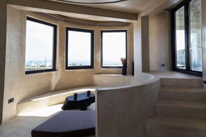 Luxury Villa, Sea View | Living area