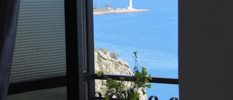 Studio, vue mer | Vue de la chambre