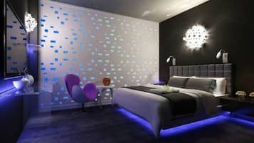 Premium bedding, minibar, in-room safe, desk